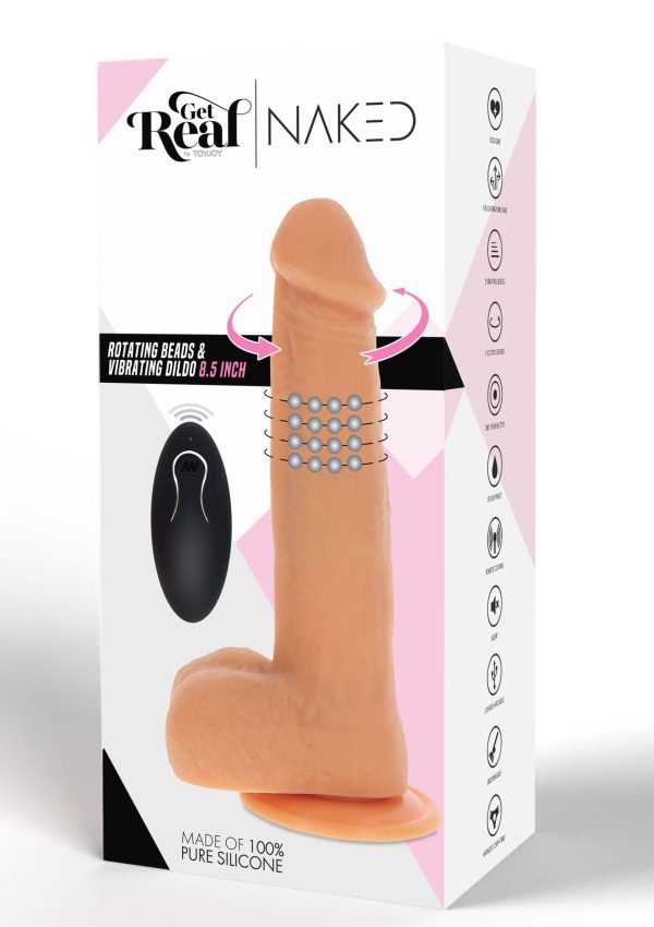 Dildo Vibrante Con Sfere Rotanti