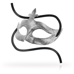 Maschera OHMAMA Fleur De Lis - ARGENTO