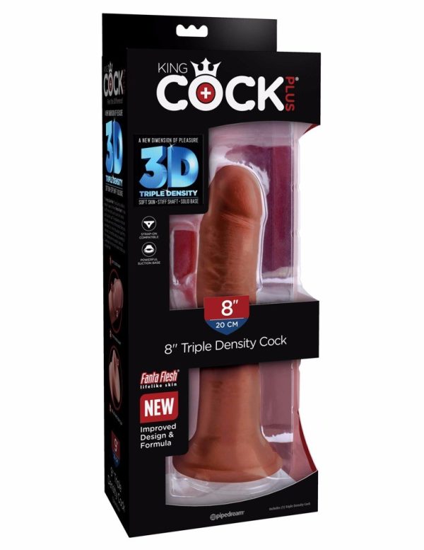 Dildo Triple Density Cock 8 Inch