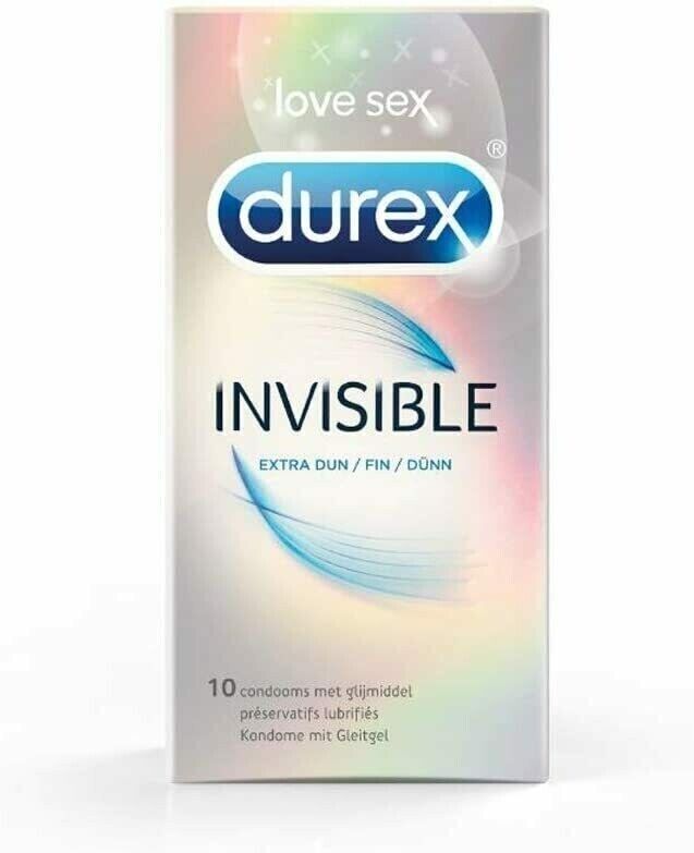 Profilattici Durex Invisible Conf.10pz NL DE FR