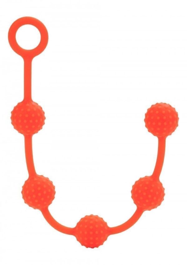 Perline Anali In Silicone Morbido Arancio