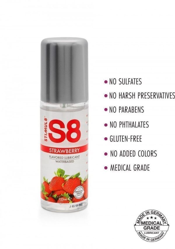 S8 WB Lubrificante Fragola Aromatizzato 125ml