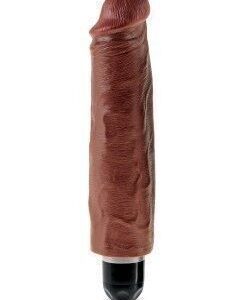 King Cock Brown 7 Inch Vibratore Stiffy