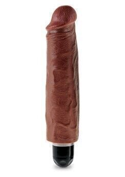 King Cock Brown 7 Inch Vibratore Stiffy