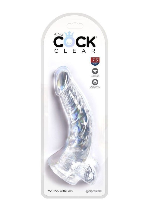 King Cock 7.5 Curvo with Balls