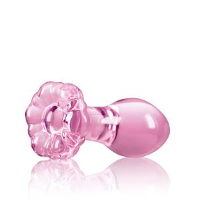 Crystal Flower Glass Pink