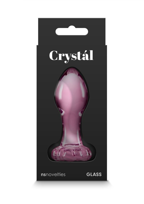 Crystal Flower Glass Pink