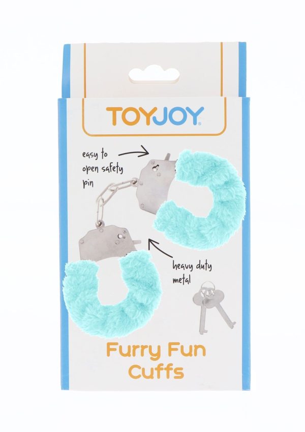 Manette Peluche Furry Fun Azzurro