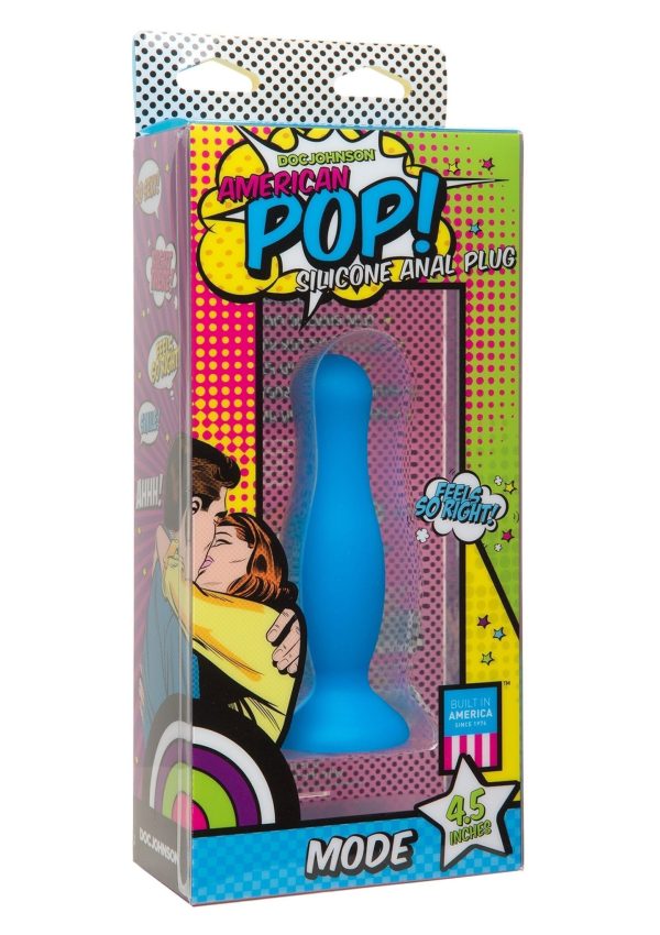 Plug anale 4,5 pollici American Pop Blue