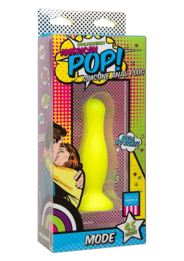 Plug anale 4,5 pollici American Pop Giallo