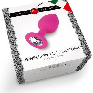 Plug Anale Small in Silicone con Cristallo