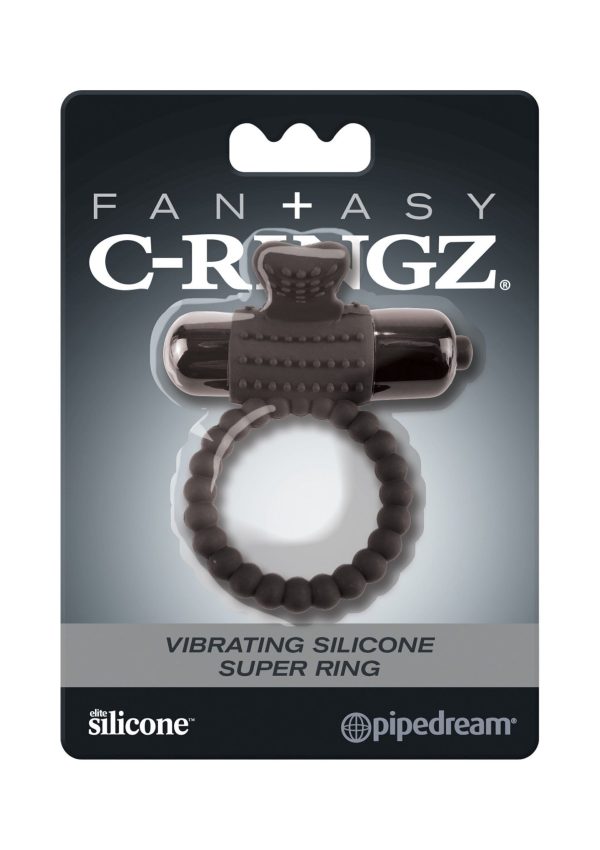 Anello Super Vibrante Fantasy C Ring Nero