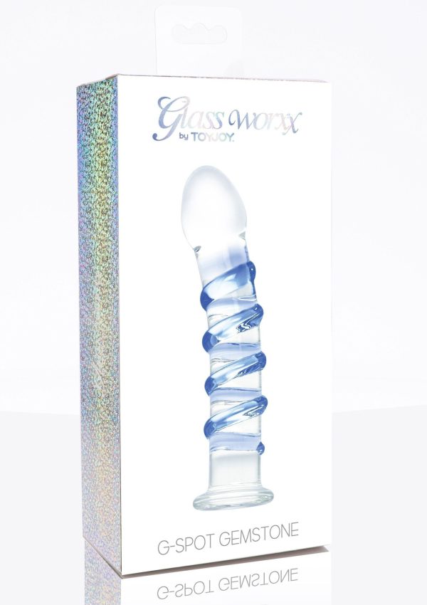 Dildo Realistico in Vetro G-Spot Gemstone