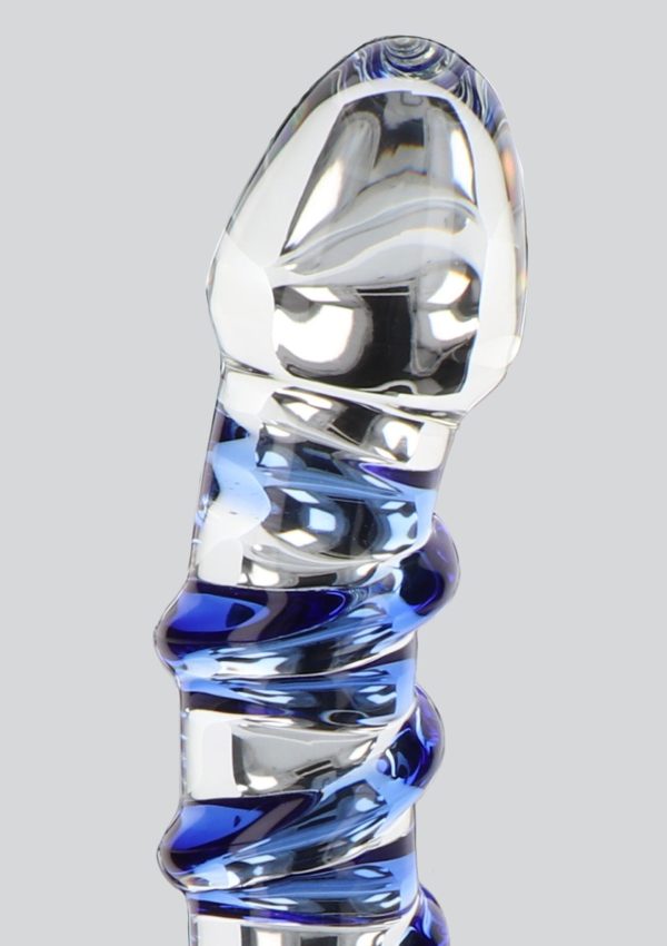 Dildo Realistico in Vetro G-Spot Gemstone