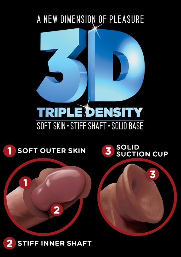 Dildo Triple Density Cock 8 Inch