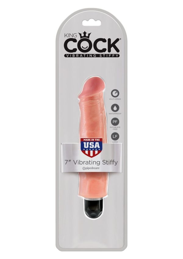 King Cock 7 Inch Vibrator Stiffy