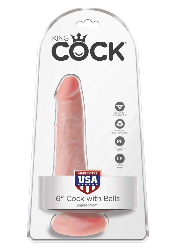 King Cock 6' Cock Con Testicoli