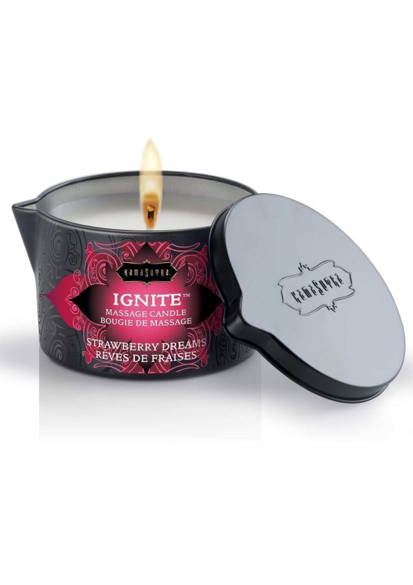 Ignite Candela da massaggio Fragola 170gr